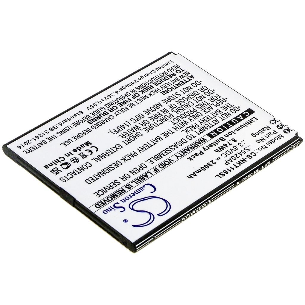 Batterij voor mobiele telefoon Nokia CS-NKT116SL