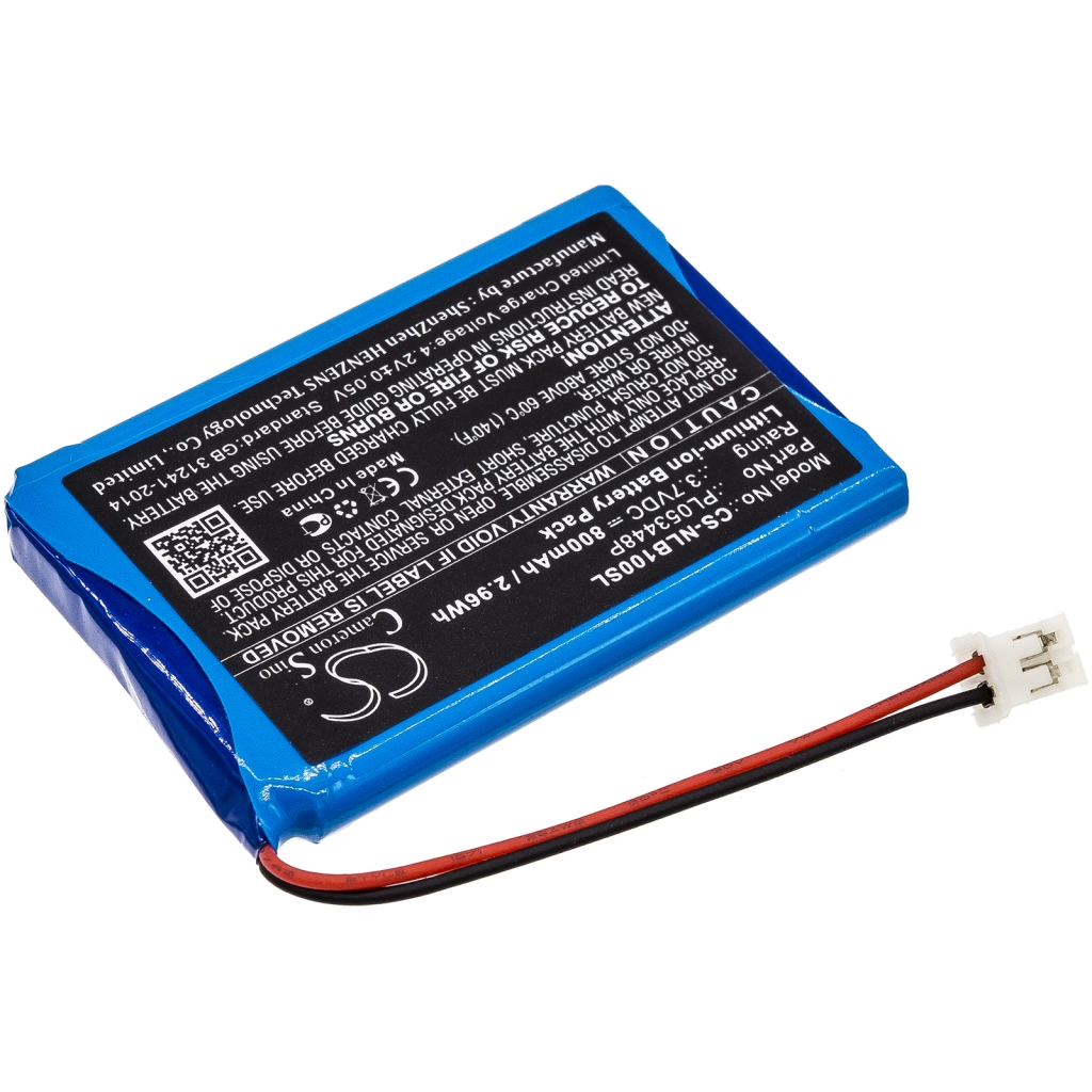 Compatibele batterijvervanging voor Nolan PL053448P