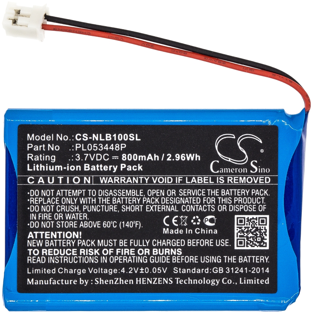 Batterij voor draadloze headset Nolan B5 (CS-NLB100SL)