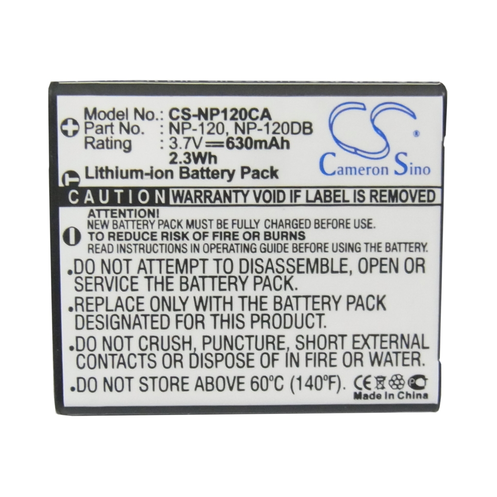 Batterij voor camera Casio CS-NP120CA