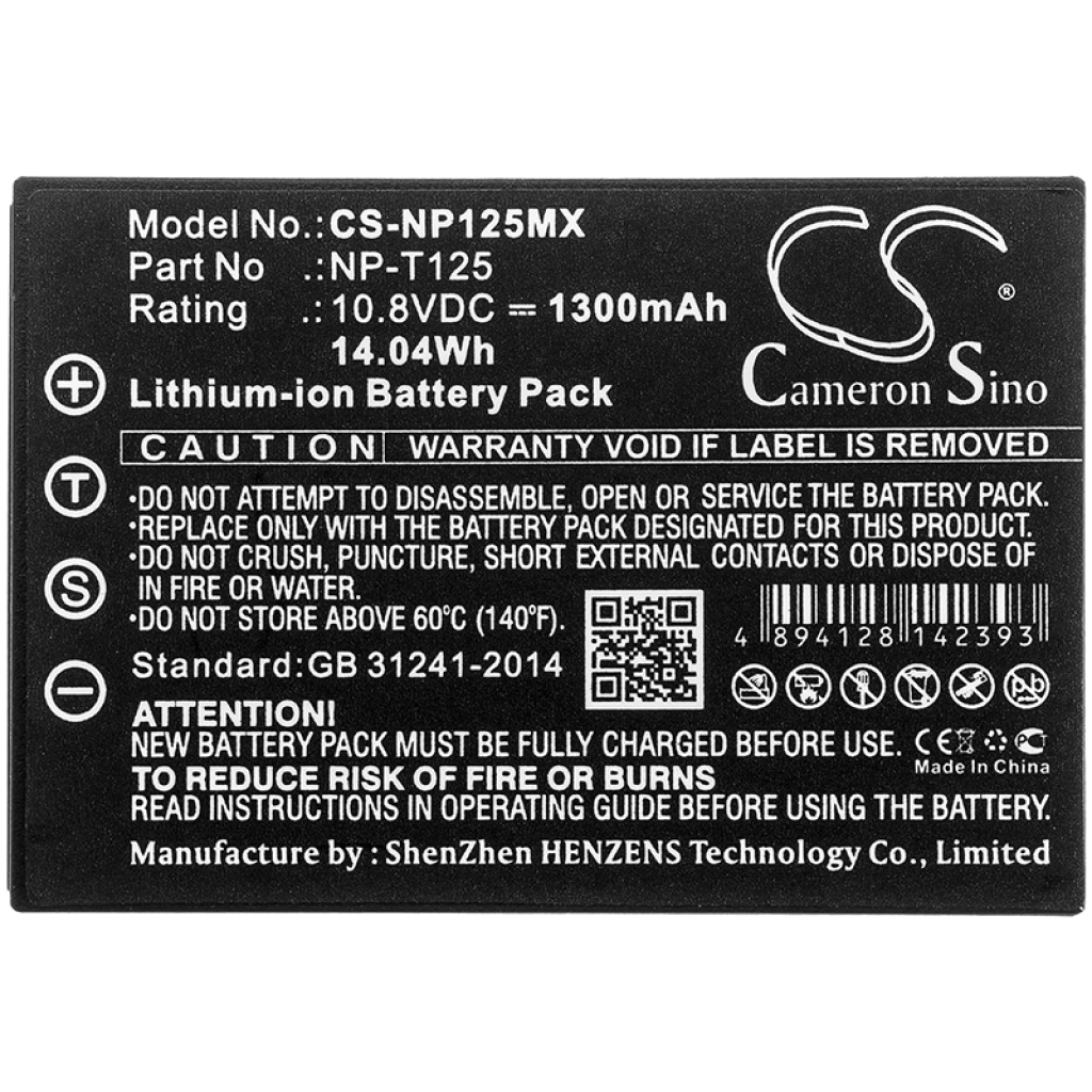 Batterij voor camera FUJIFILM CS-NP125MX