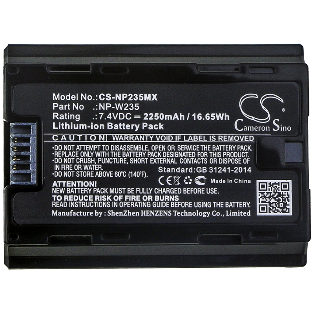 Batterij voor camera FUJIFILM CS-NP235MX