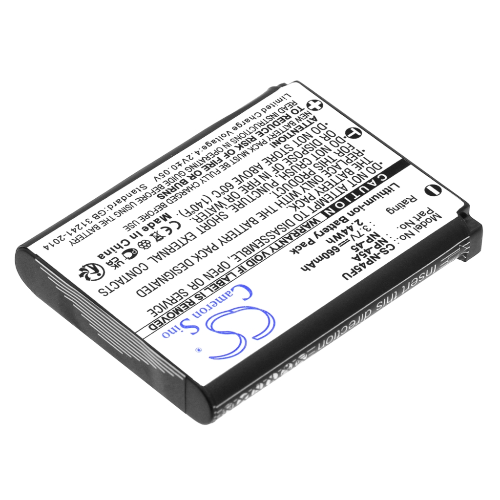 Batterij barcode, scanner Fujifilm FinePix JZ100