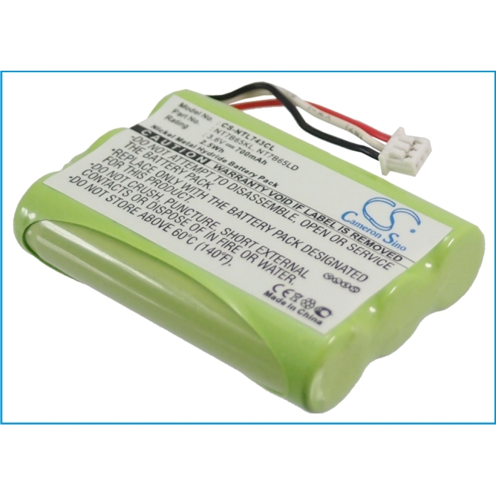 Draadloze telefoon batterij KIRK CS-NTL743CL