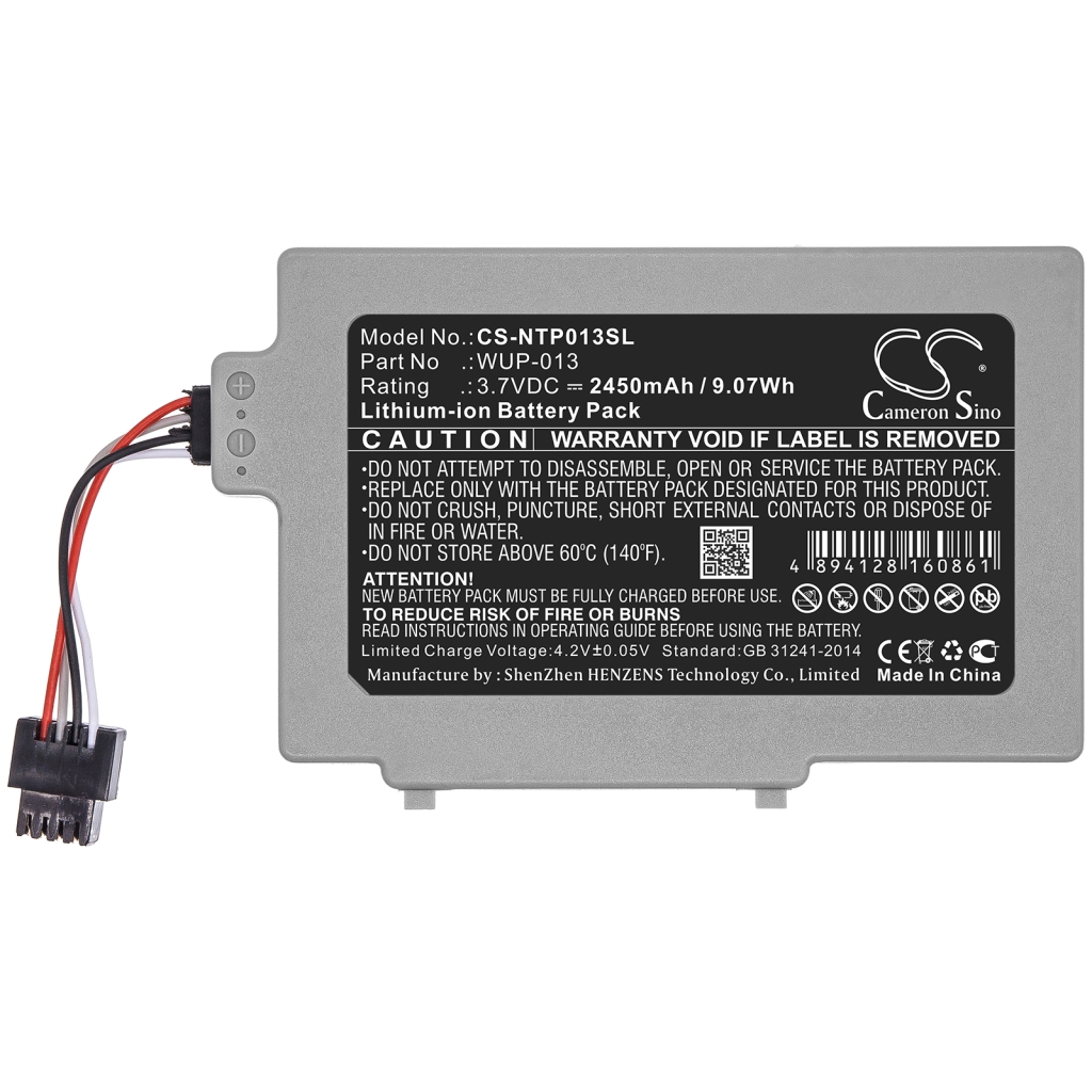 Batterij voor game, PSP, NDS Nintendo Wii U GamePad