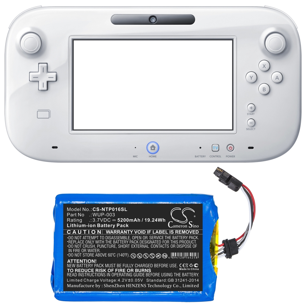 Batterij voor game, PSP, NDS Nintendo CS-NTP016SL