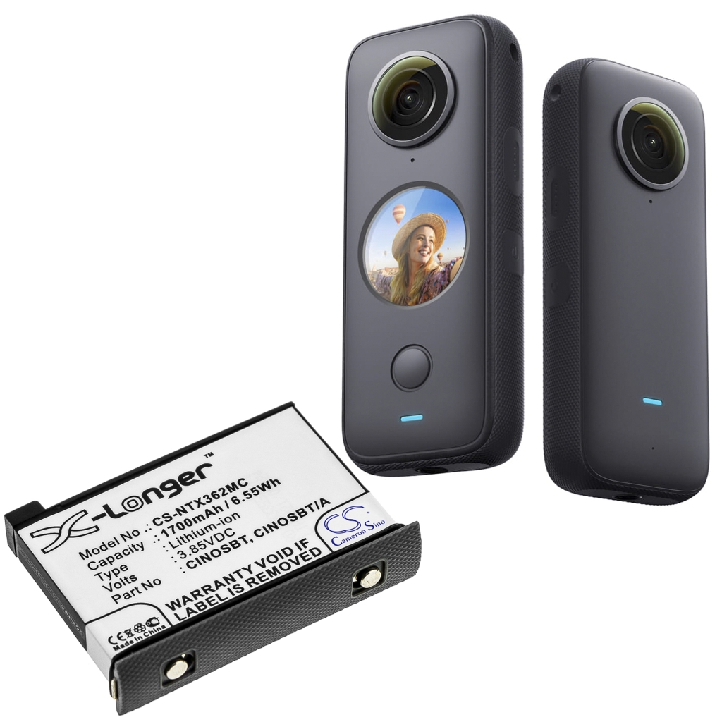 Batterij voor camera Insta360 CS-NTX362MC