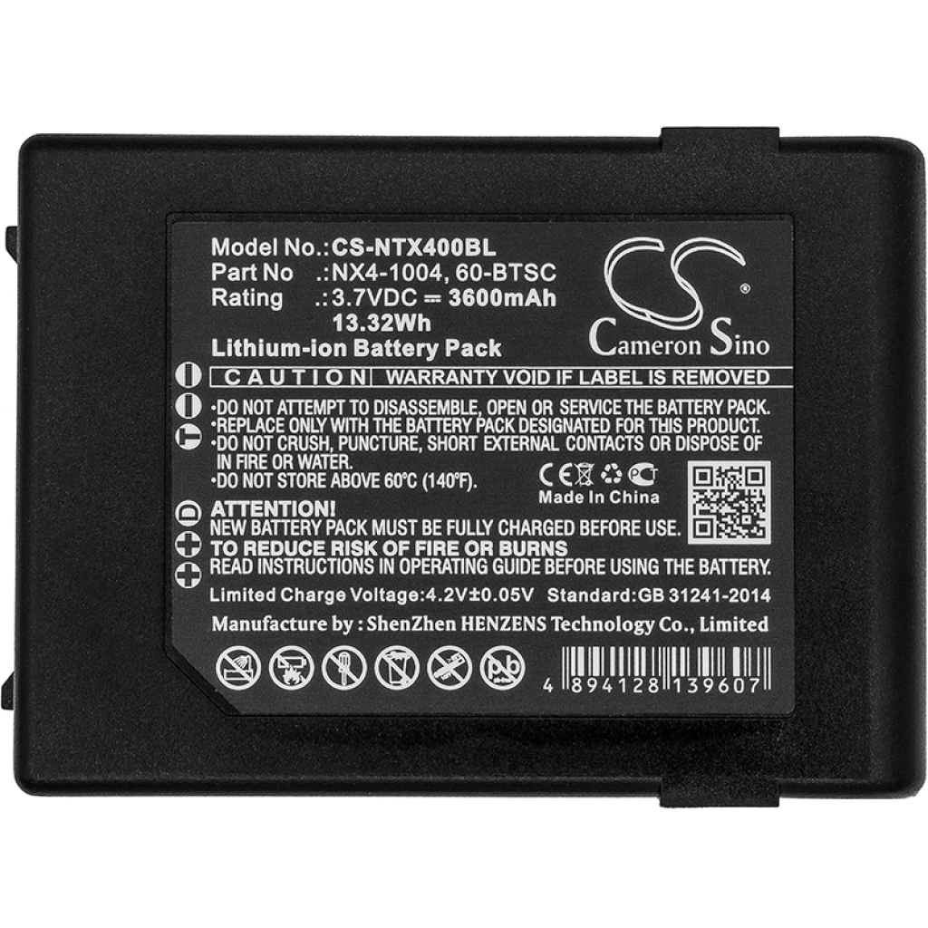 Batterij barcode, scanner Nautiz CS-NTX400BL