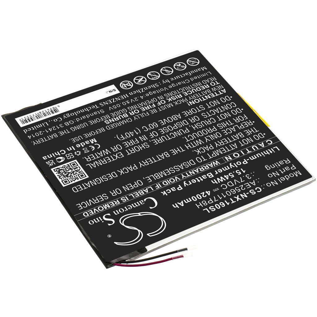 Tablet batterijen Nextbook CS-NXT160SL