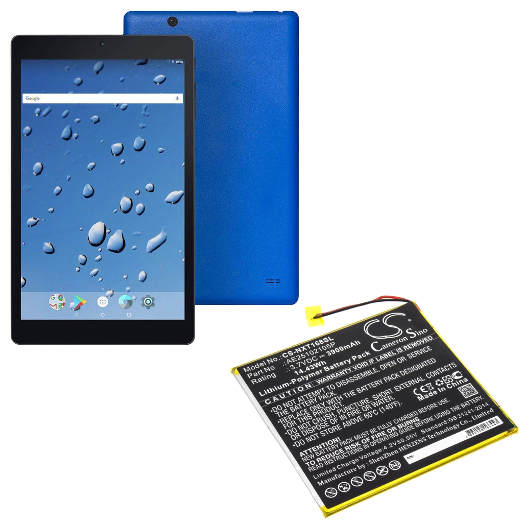 Tablet batterijen Nextbook CS-NXT168SL