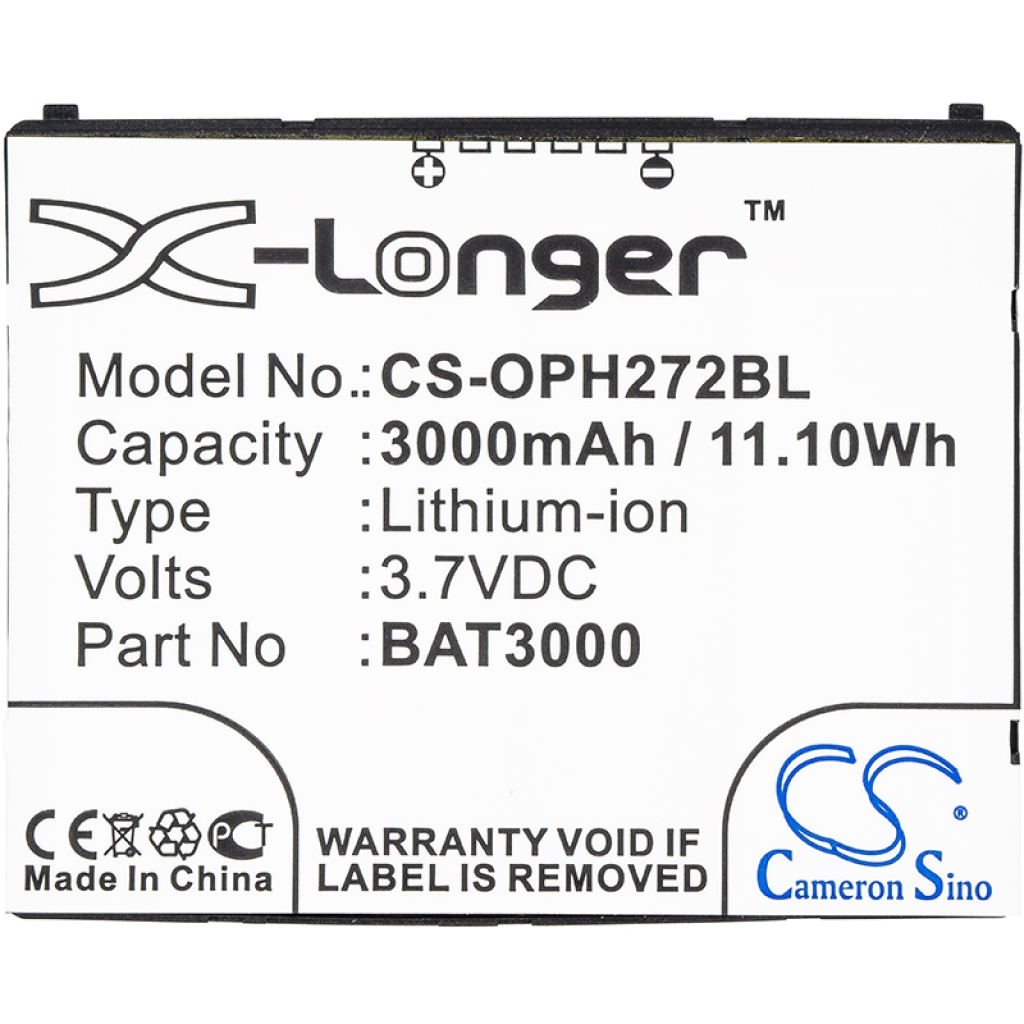 Batterij barcode, scanner Opticon H-27 1D (CS-OPH272BL)