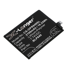 Compatibele batterijvervanging voor OPPO BLP849