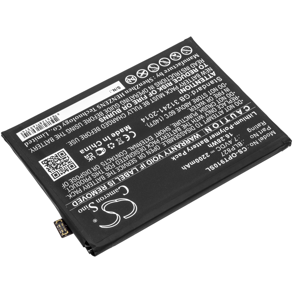 Batterij voor mobiele telefoon Oneplus CS-OPT910SL