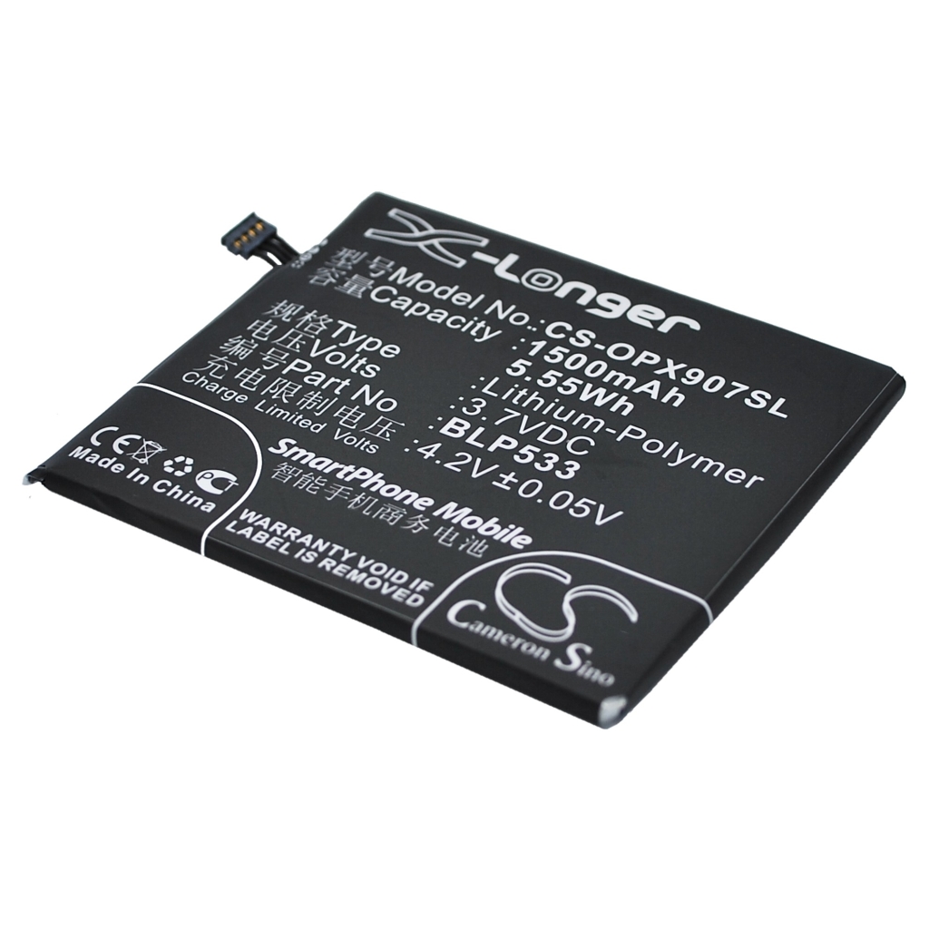 Batterij voor mobiele telefoon OPPO CS-OPX907SL