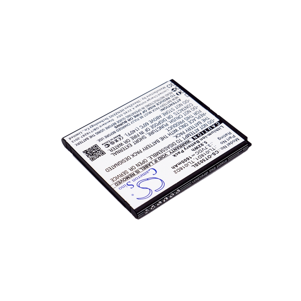 Batterij voor mobiele telefoon Alcatel Y858V0