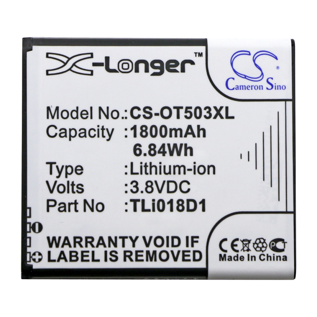 Alcatel TCL Hotspot Batterij CS-OT503XL