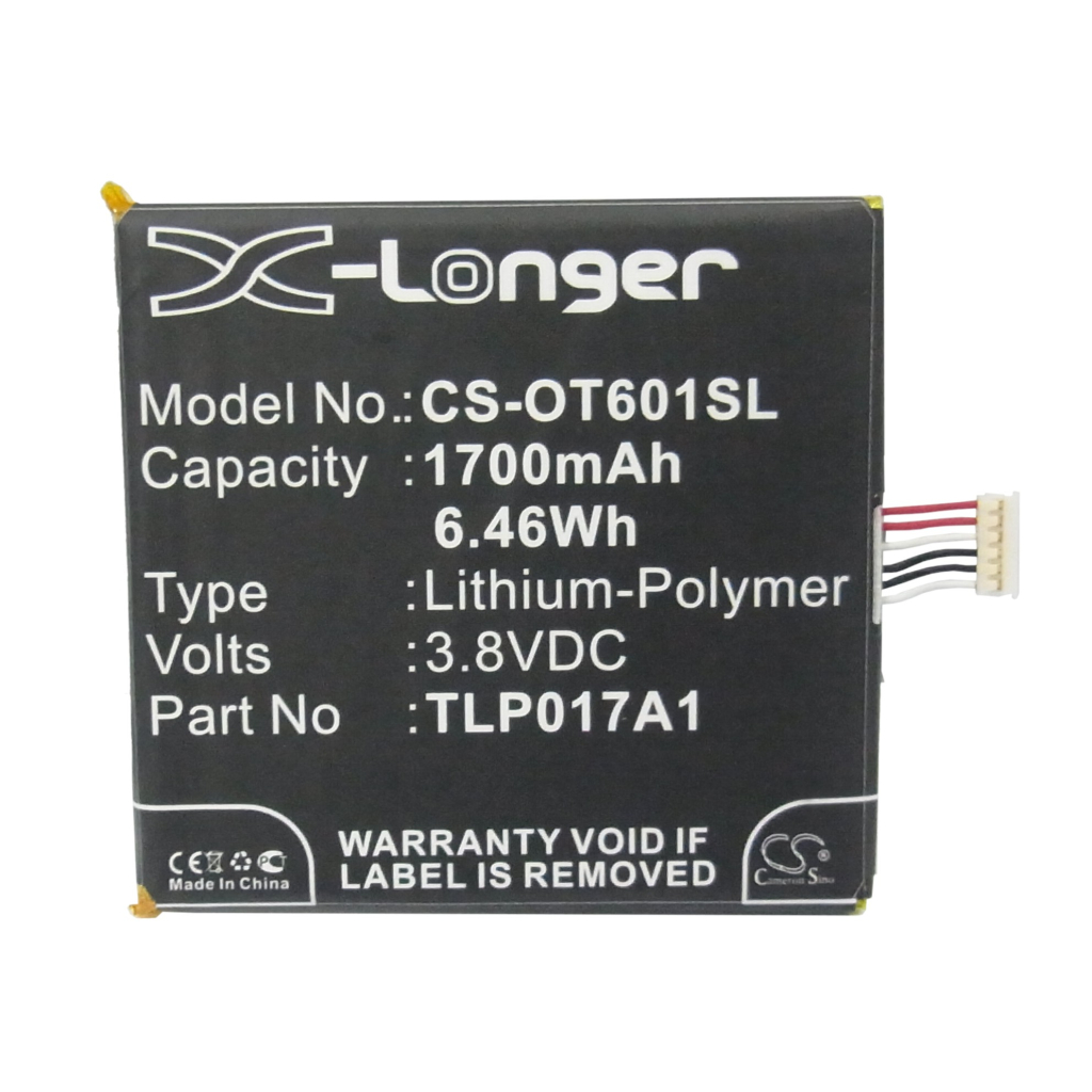 Batterijen Vervangt TLP017A1