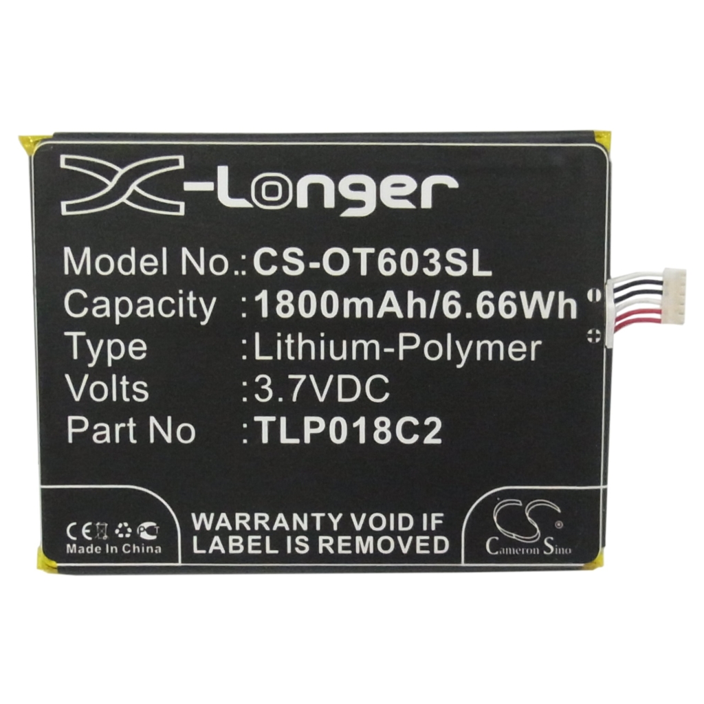 Batterijen Vervangt TLP018C2