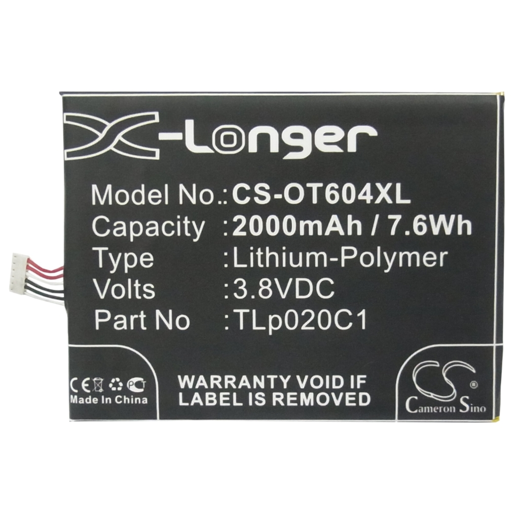 Batterijen Vervangt TLp020C2