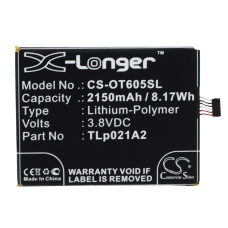 Compatibele batterijvervanging voor Alcatel TLP021A2