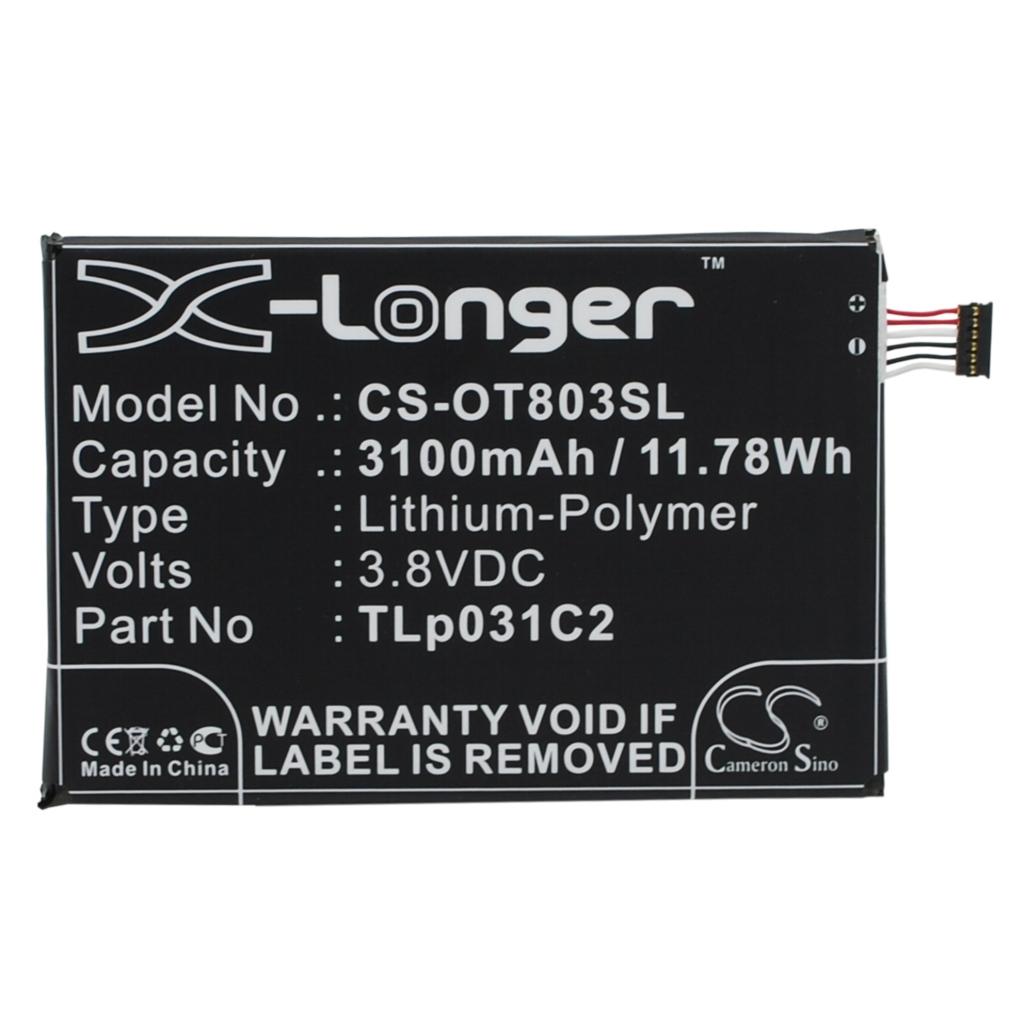 Batterijen Vervangt TLP031C2