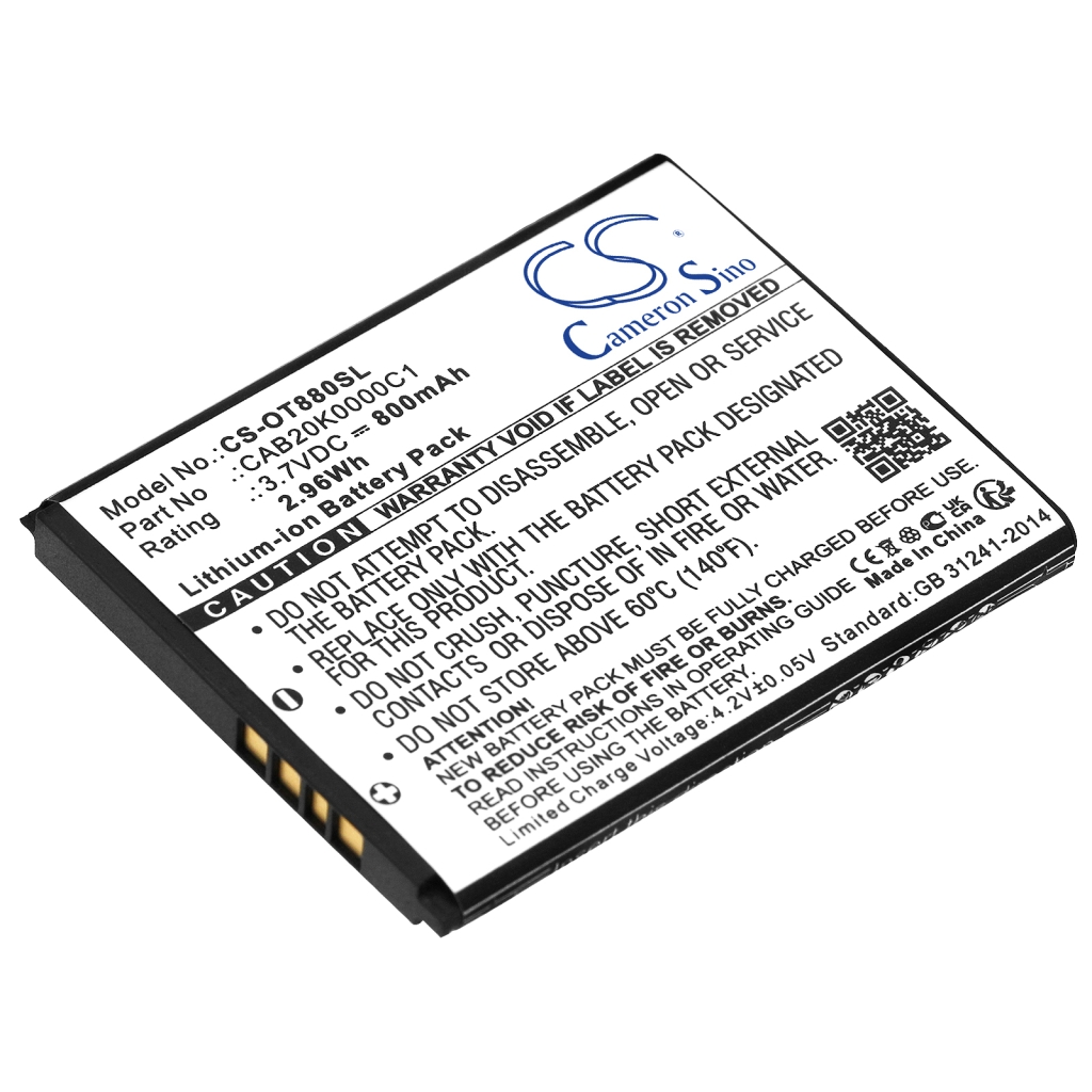 Batterij voor mobiele telefoon Mегафон CS-OT880SL