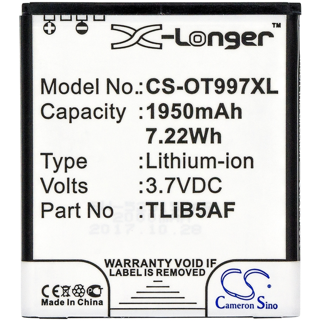 Batterij voor mobiele telefoon Alcatel Linkzone 41