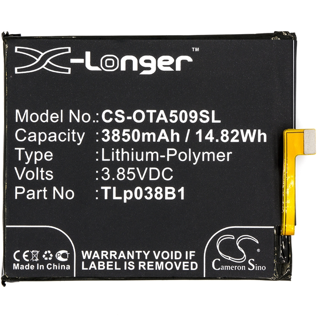 Batterijen Vervangt TLp038B1