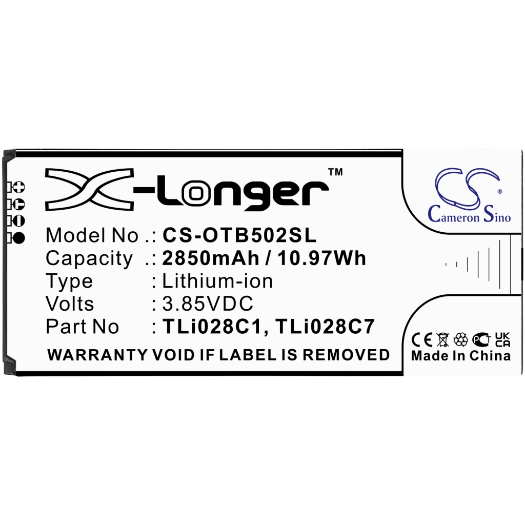 Batterijen Vervangt TLi028C7