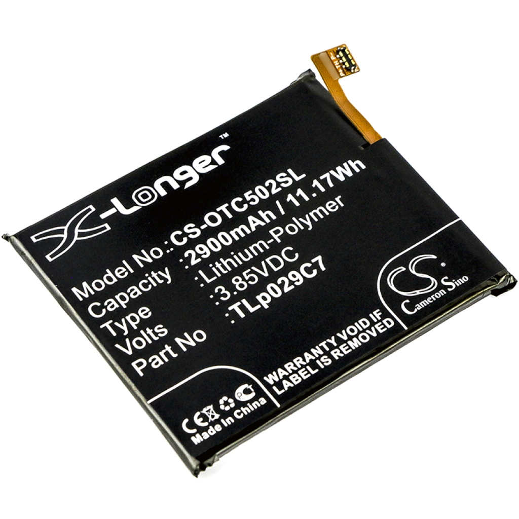 Batterij voor mobiele telefoon Alcatel CS-OTC502SL