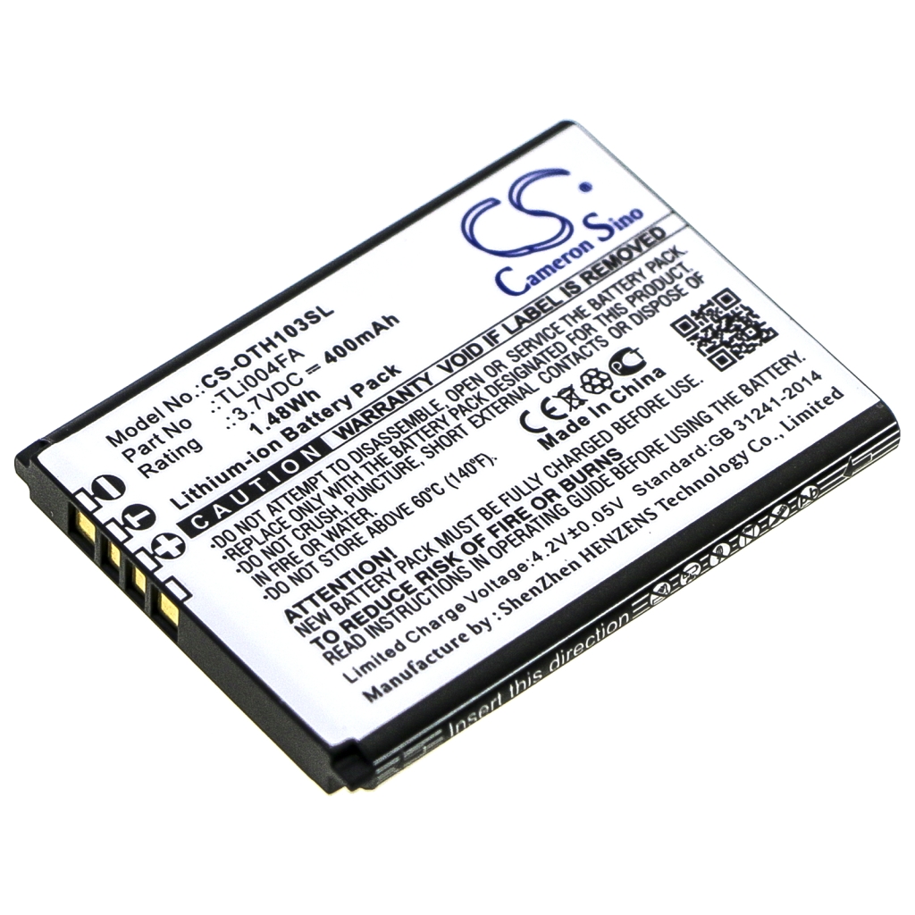 Batterij voor mobiele telefoon Alcatel CS-OTH103SL