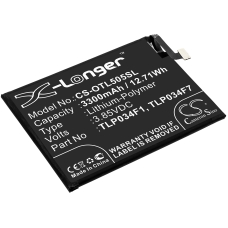 Compatibele batterijvervanging voor Alcatel TLP034F1,TLP034F7