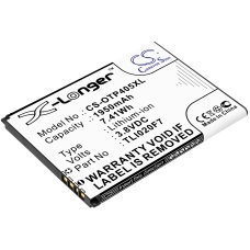 Compatibele batterijvervanging voor Alcatel TLI020F7