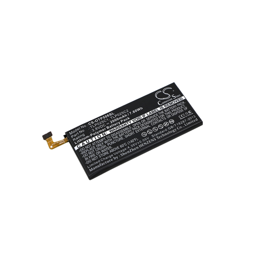 Batterij voor mobiele telefoon Alcatel CS-OTP506SL