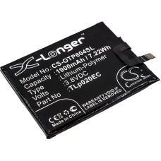 Compatibele batterijvervanging voor Alcatel TLP020EC