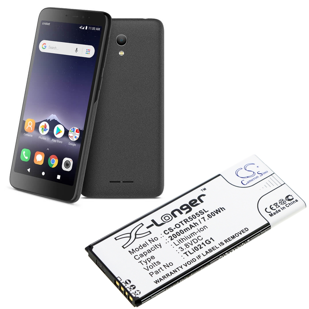 Batterij voor mobiele telefoon Alcatel CS-OTR505SL