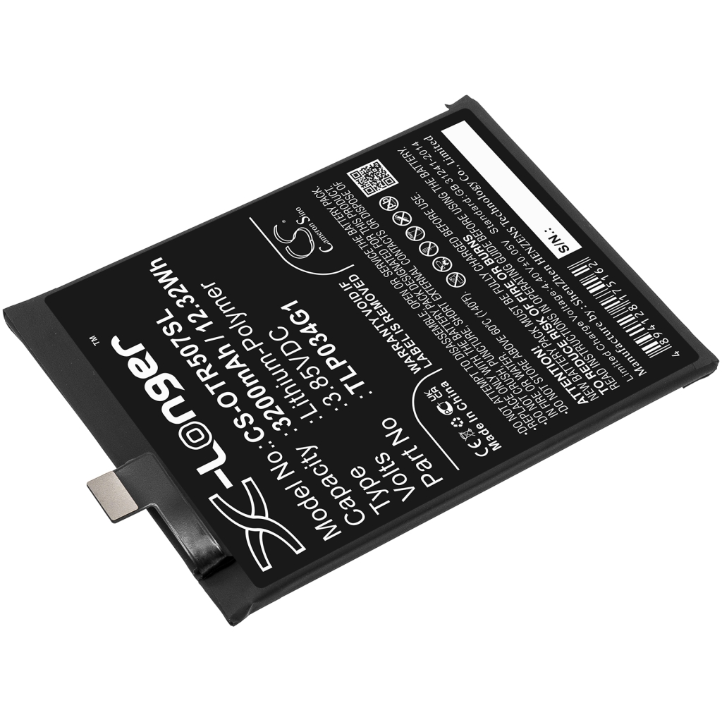 Batterij voor mobiele telefoon Alcatel CS-OTR507SL