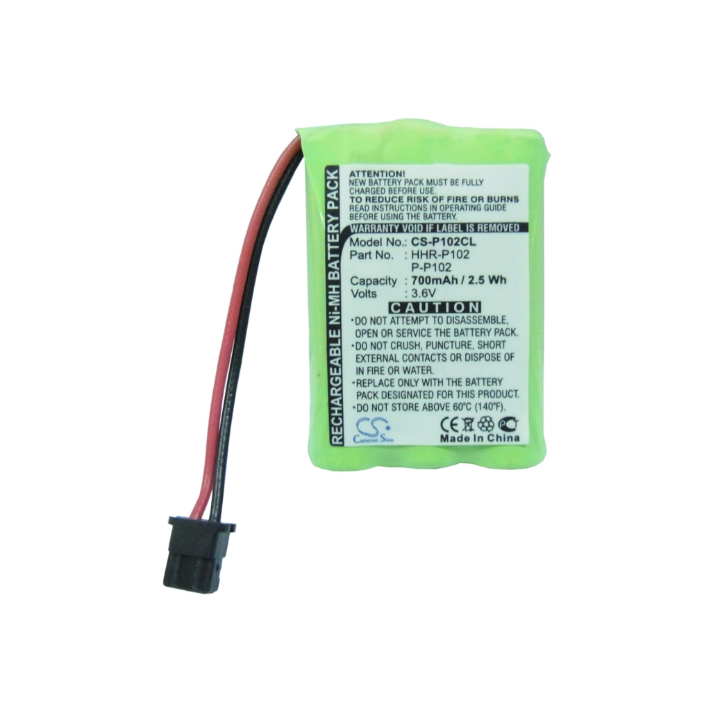 Draadloze telefoon batterij Panasonic CS-P102CL