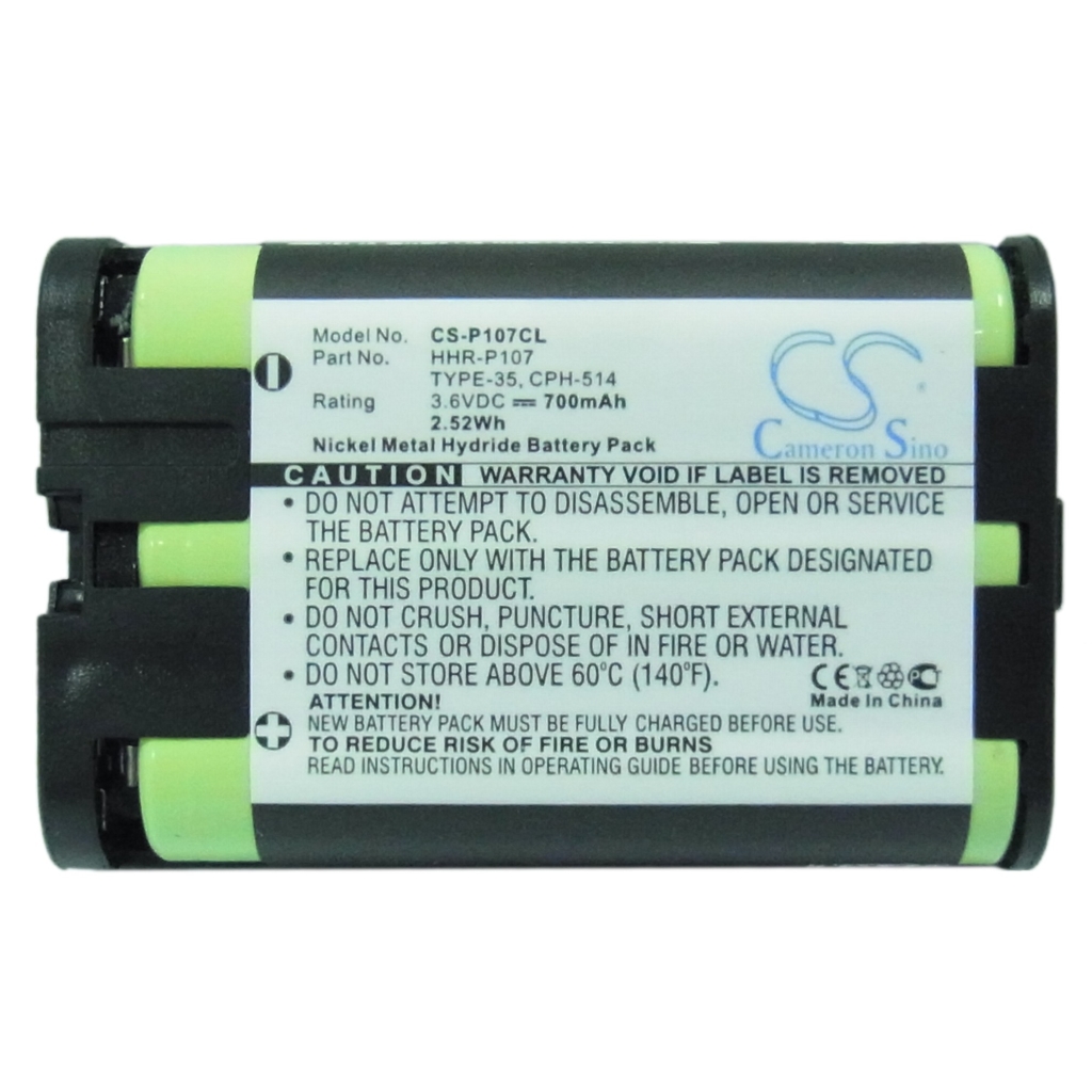 Draadloze telefoon batterij Panasonic KX-FPG381