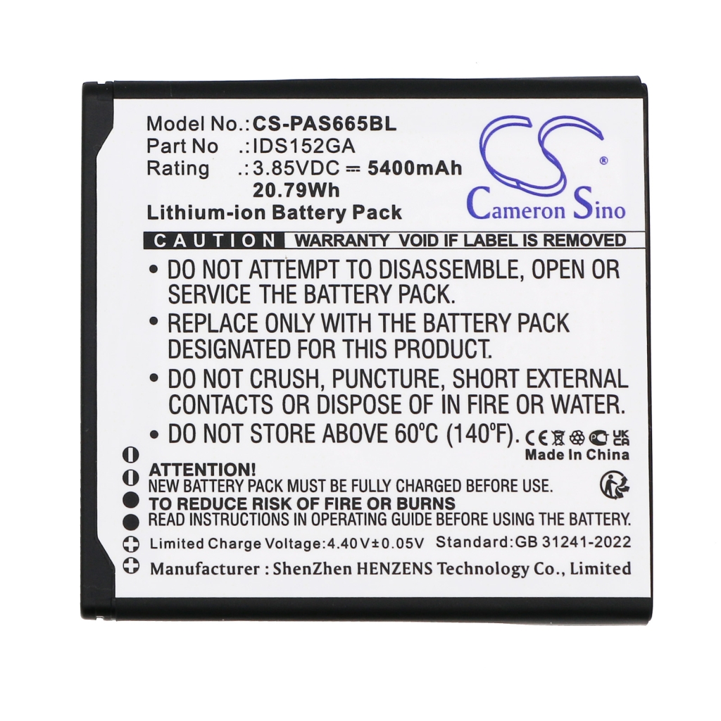 Batterij voor betaalterminal Pax CS-PAS665BL