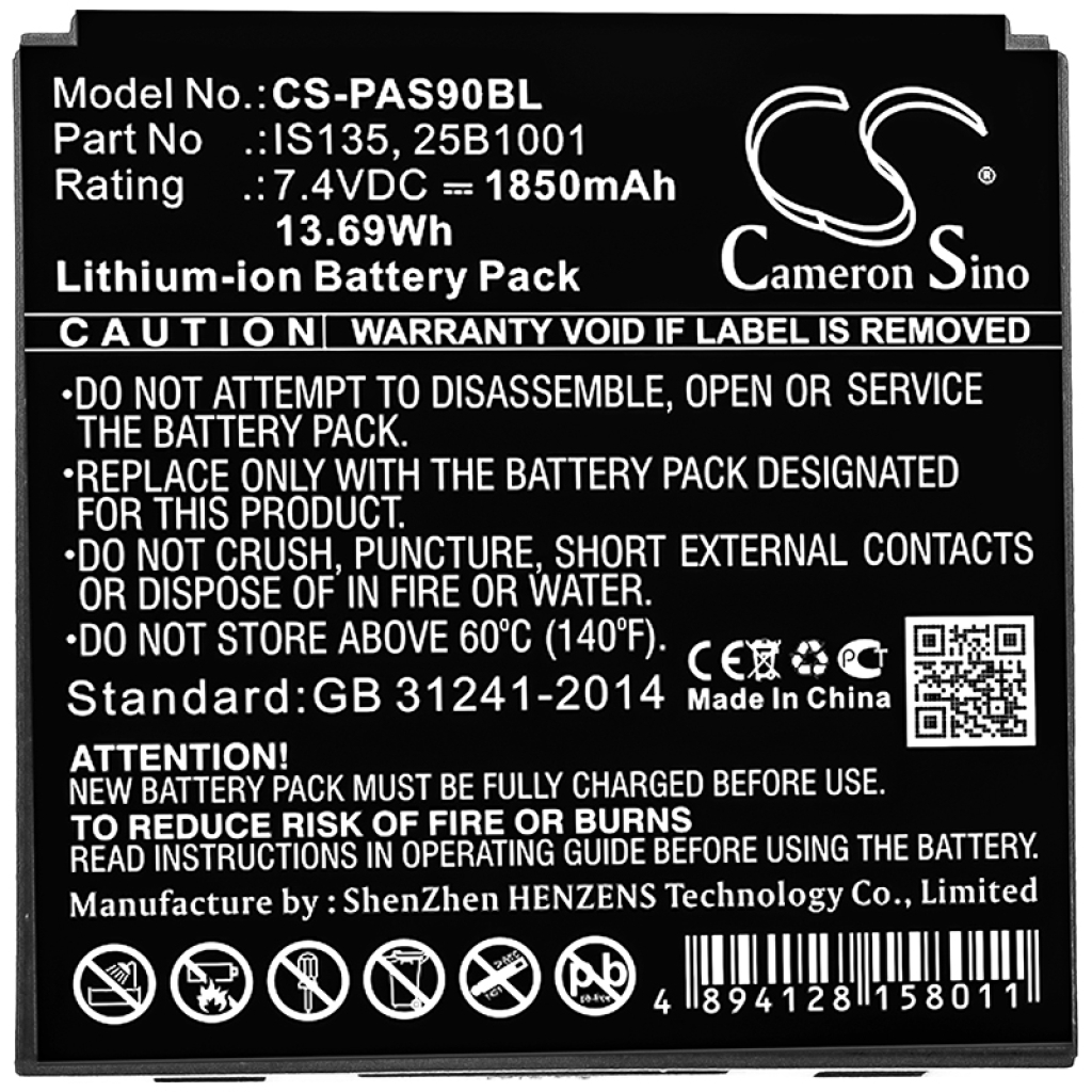 Batterij voor betaalterminal Pax CS-PAS90BL