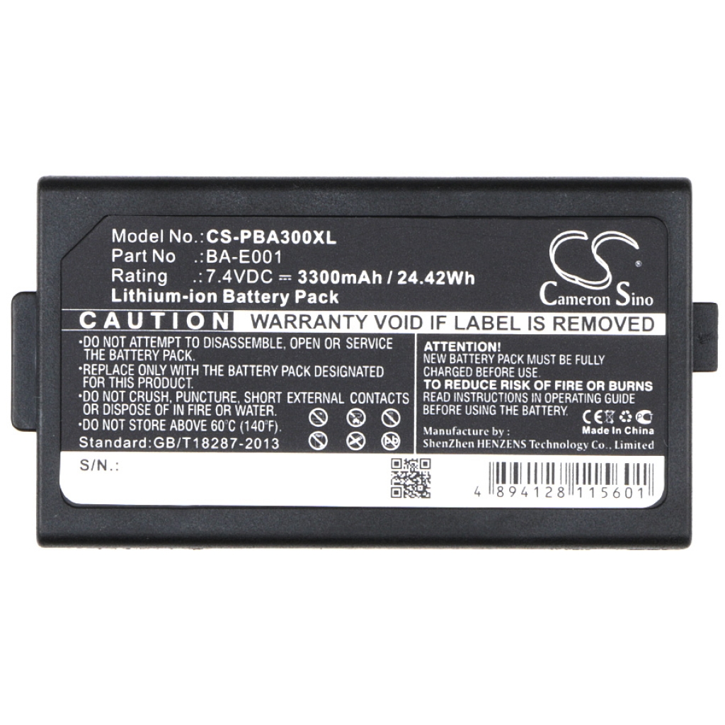 Printerbatterij Sonel CS-PBA300XL