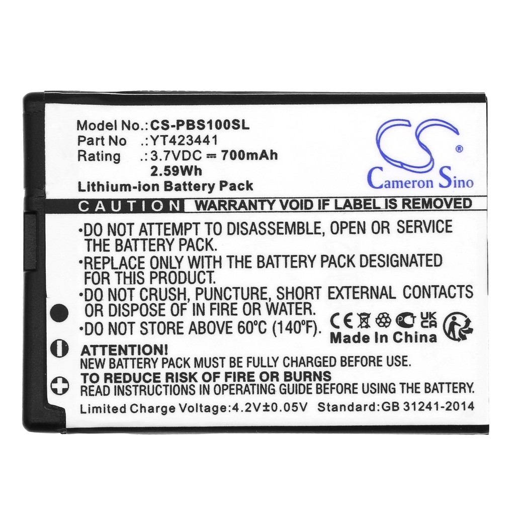 Batterijen Audio device batteries CS-PBS100SL