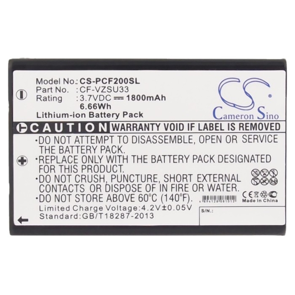 Batterijen Vervangt CF-VZSU33