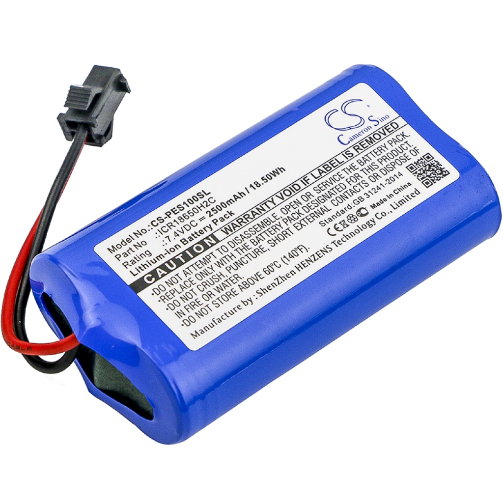 Compatibele batterijvervanging voor Peugeot ICR18650H2C