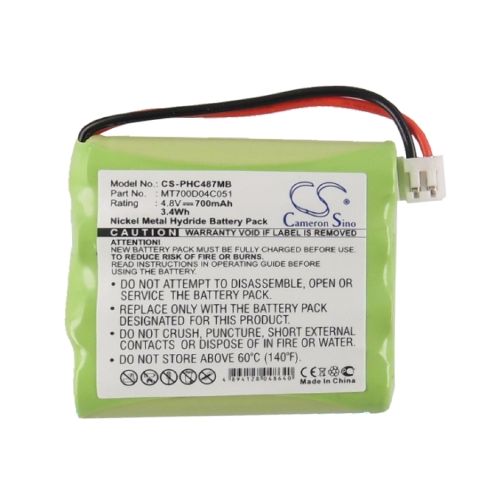 Batterijen Vervangt MT700D04C051