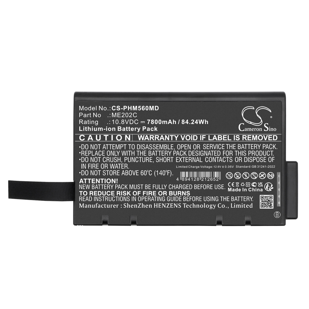 Compatibele batterijvervanging voor Philips ME202C