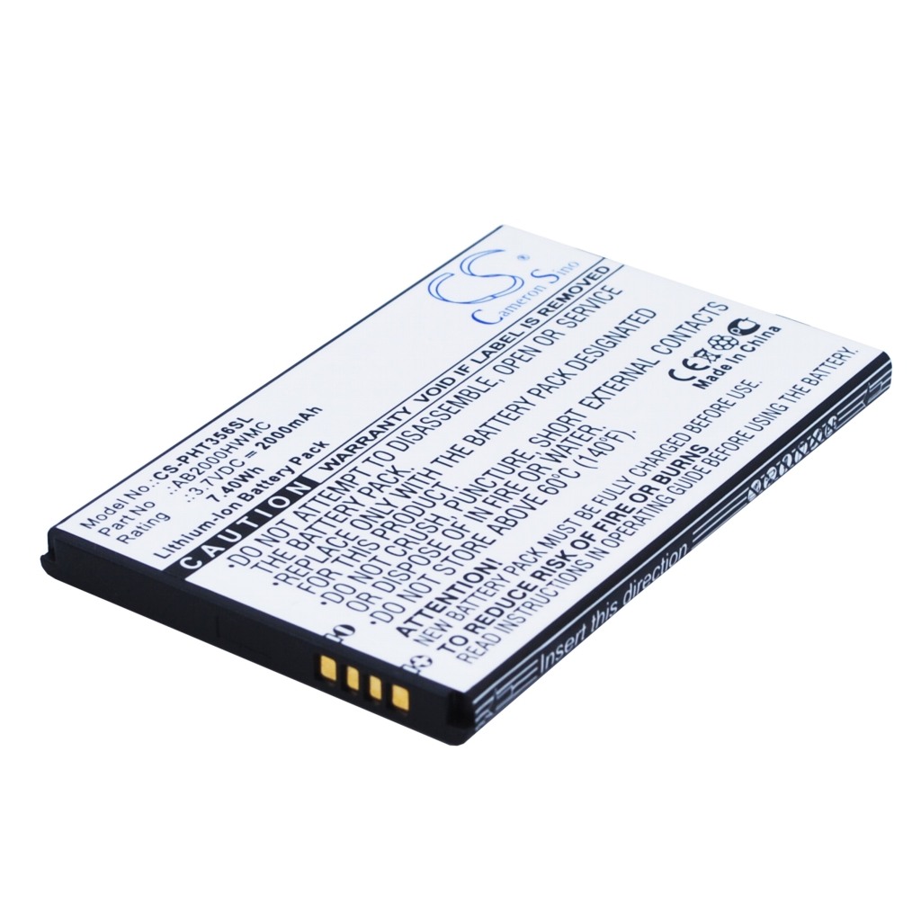 Batterij voor mobiele telefoon Philips CS-PHT356SL