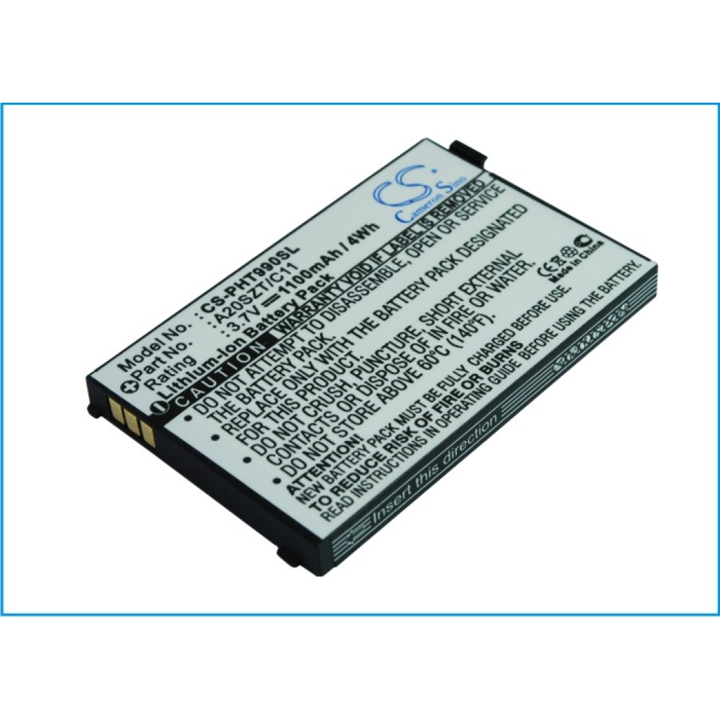 Batterij voor mobiele telefoon Philips CS-PHT990SL