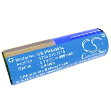 Compatibele batterijvervanging voor Philips 3000 040 83812,3000 044 23991,4235 010 09163,4235 010 09164,4235 010 10613...